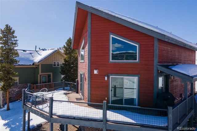 141 Gcr 4037, Grand Lake, CO 80447 - view of snow covered rear of property
