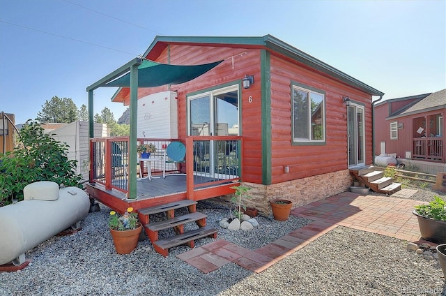 10795 County Road 197a Unit 6, Nathrop, CO 81236 - back of house with a wooden deck