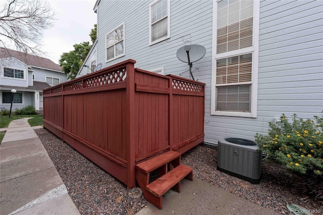 12242 Bannock Cir Unit D, Denver, CO 80234 - view of patio featuring central AC