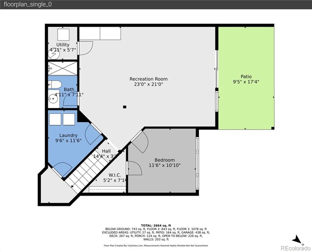 766 Chimney Creek Dr, Golden, CO 80401 - floor plan / room layout