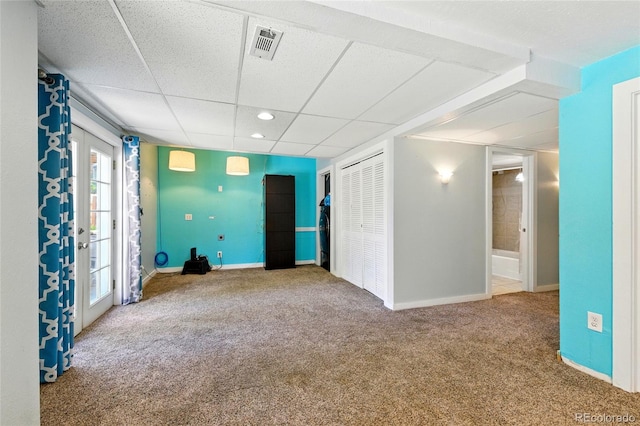 13651 W 65th Ave, Arvada, CO 80004 - spare room with carpet flooring, recessed lighting, and a paneled ceiling