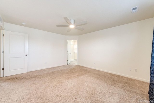 13376 Willow St, Thornton, CO 80602 - empty room with light carpet, a ceiling fan, and a smoke detector