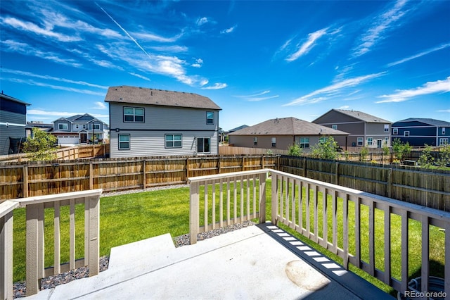 13376 Willow St, Thornton, CO 80602 - fenced backyard with a residential view and a patio area