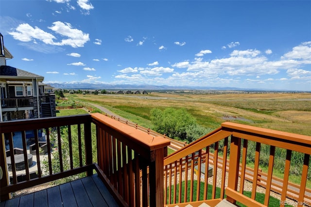 4011 W 149th Ave, Broomfield, CO 80023 - wooden deck with a view of rural / pastoral area