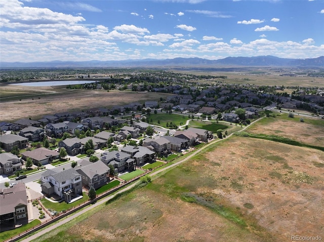 4011 W 149th Ave, Broomfield, CO 80023 - aerial view of residential area with a water and mountain view