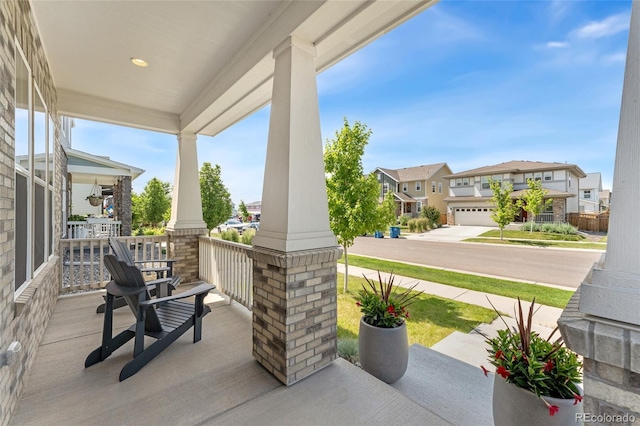 20998 E 60th Pl, Aurora, CO 80019 - porch featuring a residential view