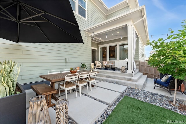 20998 E 60th Pl, Aurora, CO 80019 - view of patio featuring outdoor dining space