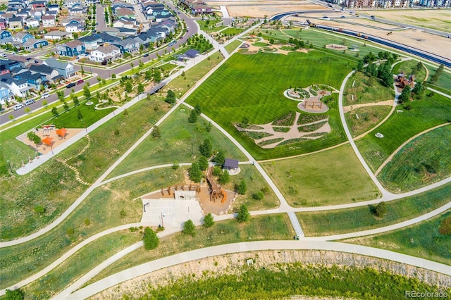 20998 E 60th Pl, Aurora, CO 80019 - aerial overview of property's location featuring nearby suburban area