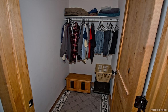 view of closet