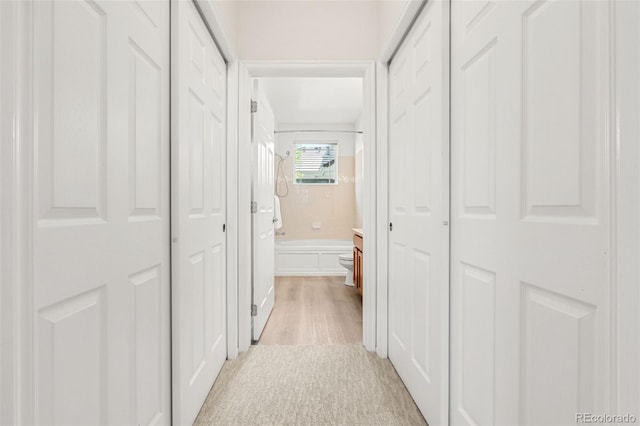 3329 Molly Ln, Broomfield, CO 80023 - corridor with light wood-type flooring