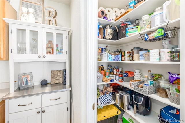 view of pantry