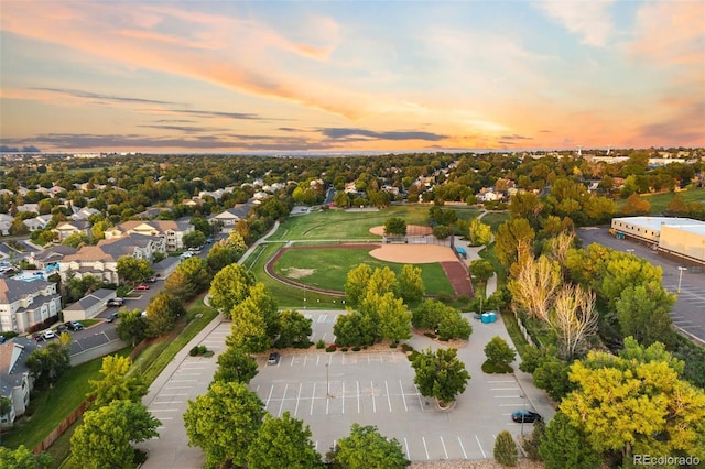3090 W 107th Pl Unit F, Westminster, CO 80031 - aerial view at dusk