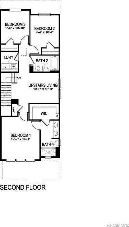 22384 E 6th Pl, Aurora, CO 80018 - floor plan / room layout