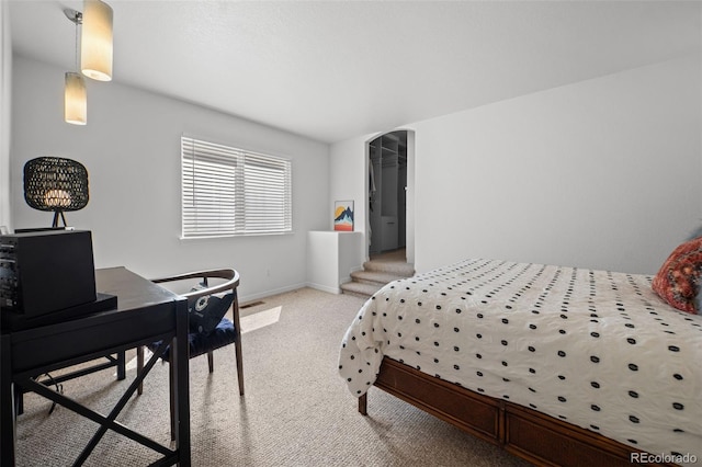 2062 Hyacinth Rd, Highlands Ranch, CO 80129 - carpeted bedroom with arched walkways and a desk