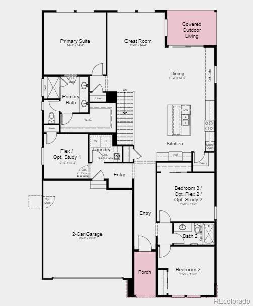 17196 W 92nd Loop, Arvada, CO 80007 - home floor plan