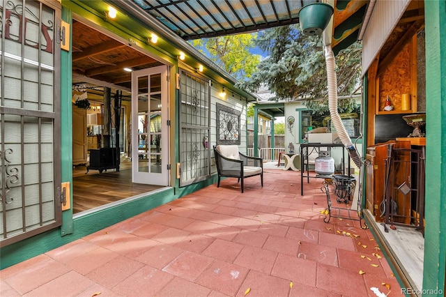 view of patio / terrace with french doors