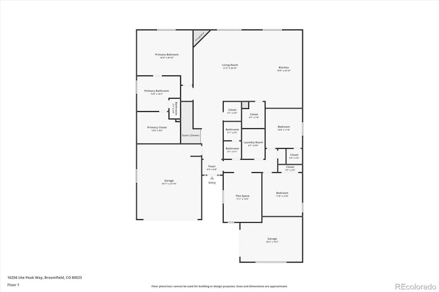 16256 Ute Peak Way, Broomfield, CO 80023 - view of home floor plan