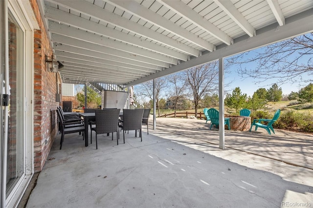 404 Yarrow Pl, Castle Pines, CO 80108 - view of patio / terrace with outdoor dining space