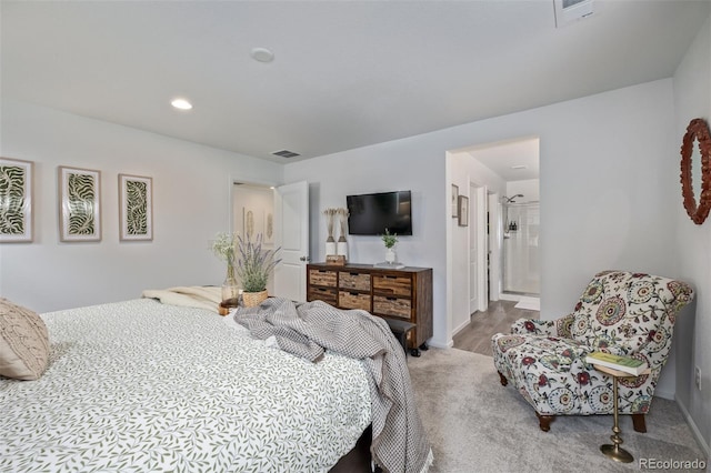 bedroom with carpet flooring