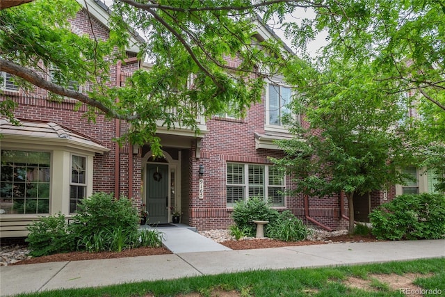 9165 Kornbrust Dr, Lone Tree, CO 80124 - view of front of property with brick siding
