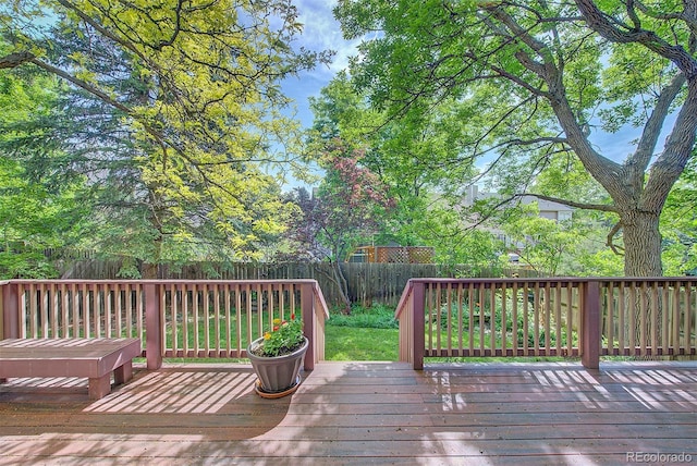 3966 Bosque Ct, Boulder, CO 80301 - deck featuring a fenced backyard