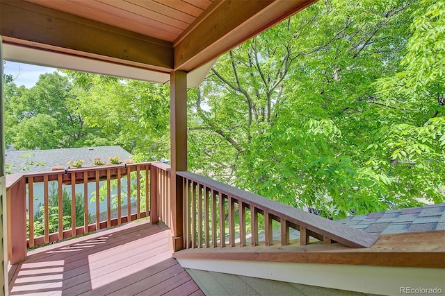3966 Bosque Ct, Boulder, CO 80301 - view of wooden terrace