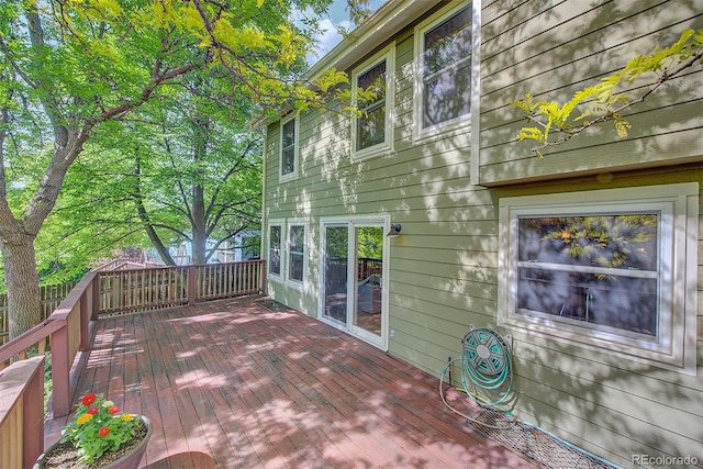 3966 Bosque Ct, Boulder, CO 80301 - view of wooden deck