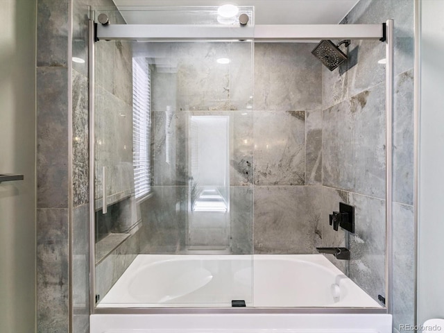 1111 Race St Unit 3A, Denver, CO 80206 - full bathroom featuring shower / bath combination with glass door