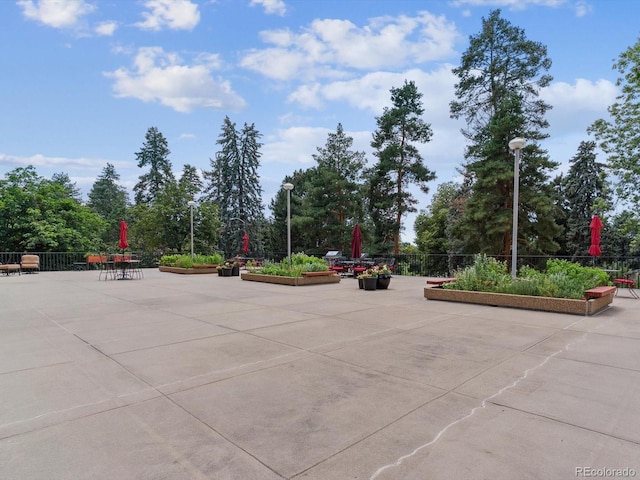 1111 Race St Unit 3A, Denver, CO 80206 - surrounding community with a patio area