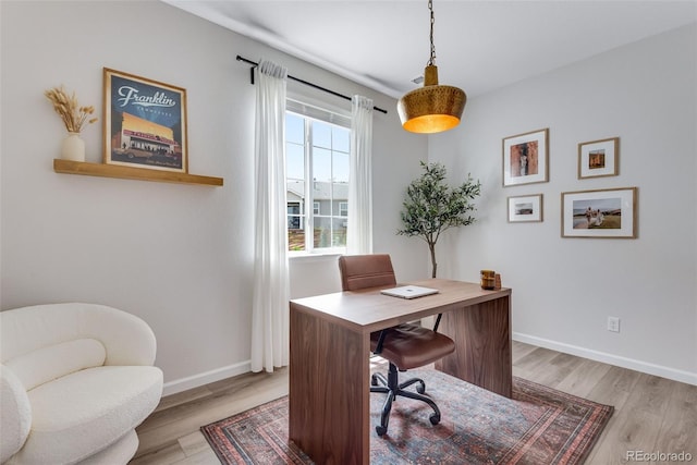 944 Alpine Ridge St, Erie, CO 80516 - office with light wood-type flooring and baseboards