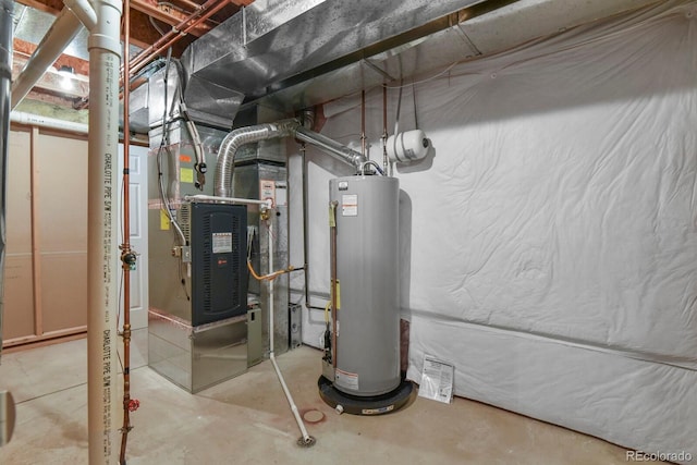 6868 Los Reyes Cir, Colorado Springs, CO 80918 - unfinished below grade area featuring water heater
