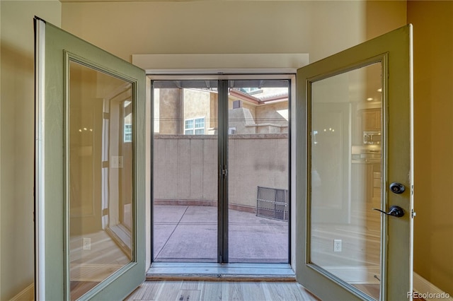 304 Cottonwood Cir Unit A, Salida, CO 81201 - entryway with wood finished floors