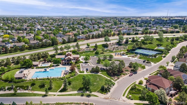 6323 S Sicily Way, Aurora, CO 80016 - aerial view of a pool area