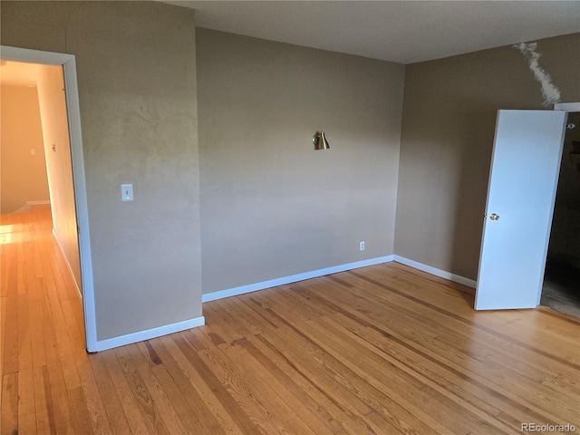 104 Joe S Chavez Dr, La Jara, CO 81140 - unfurnished room with hardwood / wood-style floors and baseboards