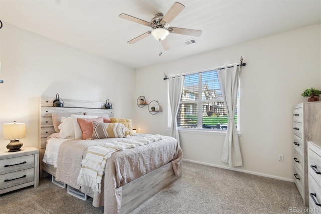 10818 Cimarron St Unit 1102, Firestone, CO 80504 - carpeted bedroom with ceiling fan and baseboards