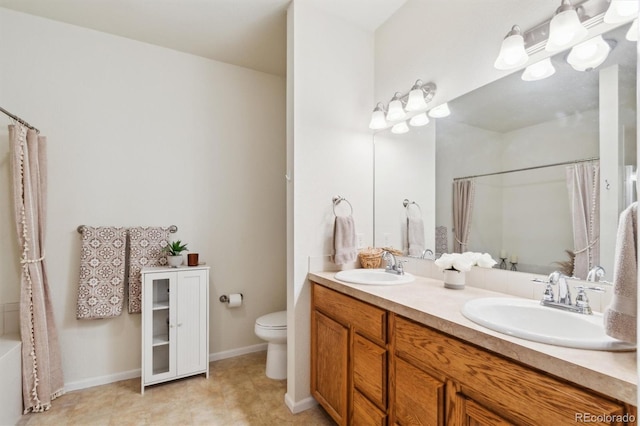 10818 Cimarron St Unit 1102, Firestone, CO 80504 - full bath with double vanity, a shower with shower curtain, and a tub to relax in