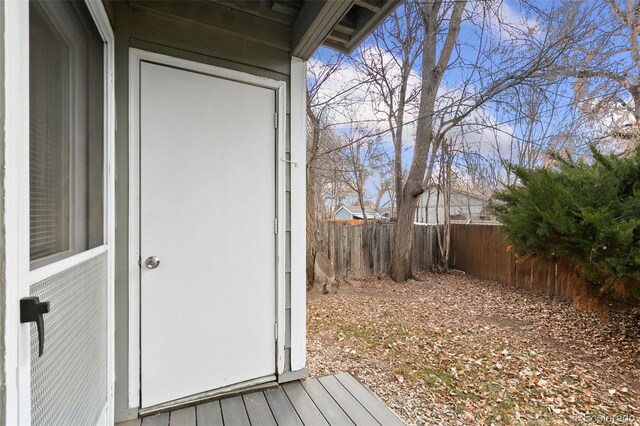 1502 E 5th St, Loveland, CO 80537 - wooden deck featuring fence