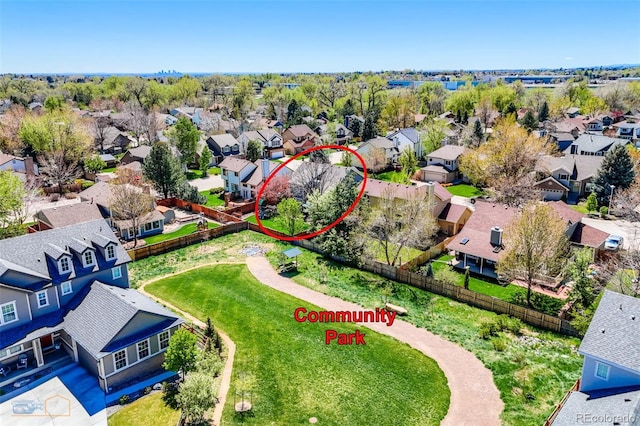 14533 W 69th Pl, Arvada, CO 80004 - aerial perspective of suburban area