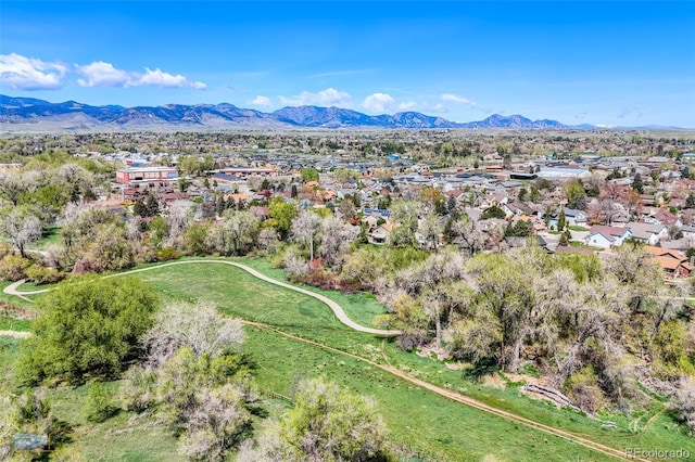14533 W 69th Pl, Arvada, CO 80004 - aerial perspective of suburban area with a mountain backdrop