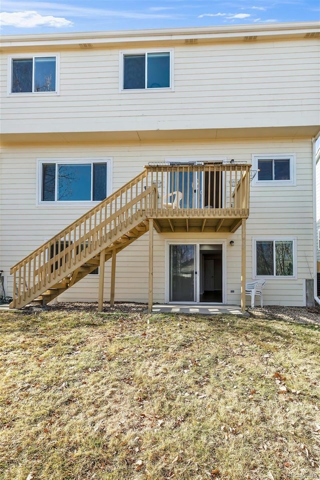 view of rear view of property