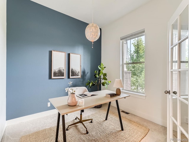10479 E 25th Dr, Aurora, CO 80010 - office featuring carpet floors and healthy amount of natural light
