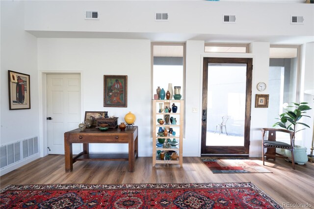 11865 Rangeview Cir, Salida, CO 81201 - foyer entrance featuring wood finished floors