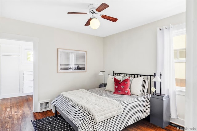 4421 Raleigh St, Denver, CO 80212 - bedroom with wood finished floors and a ceiling fan