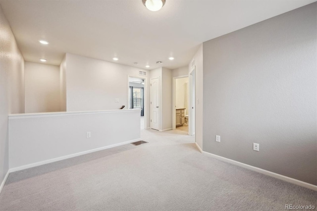 3831 E 141st Ave, Thornton, CO 80602 - empty room with recessed lighting, carpet floors, and baseboards