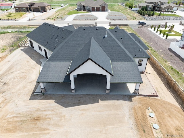 aerial view of property and surrounding area