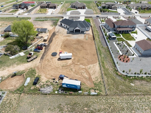aerial perspective of suburban area