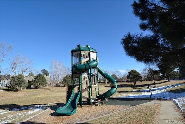 view of community playground