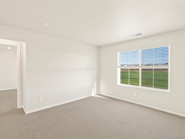 spare room featuring carpet flooring