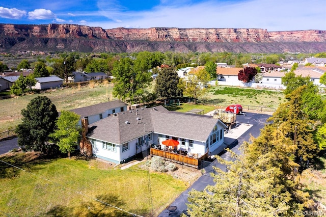 587 21 1/8 Rd, Grand Junction, CO 81507 - aerial view of residential area with mountains
