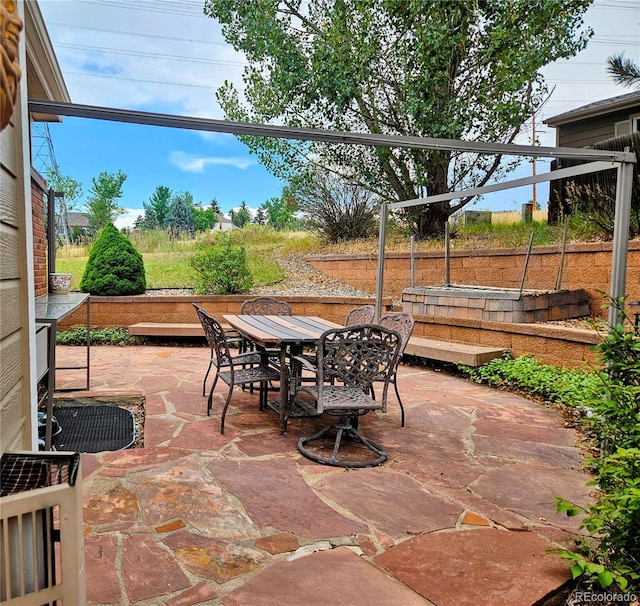 view of patio